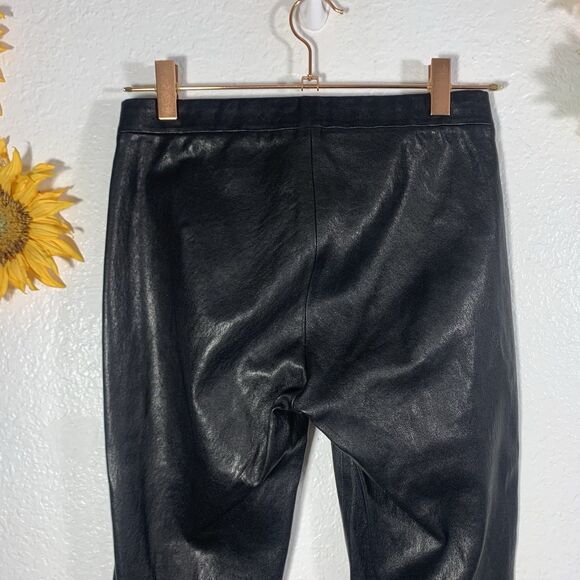 J Brand - Edita Lamb Leather Style L8007 Stretch Waist Leggings Size Small - Picture 8 of 16